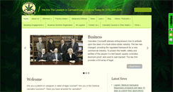 Desktop Screenshot of cannabiscounsel.com